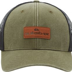 Quiksilver Men's Beach Chicken Trucker Hat For Men Four Leaf Clover