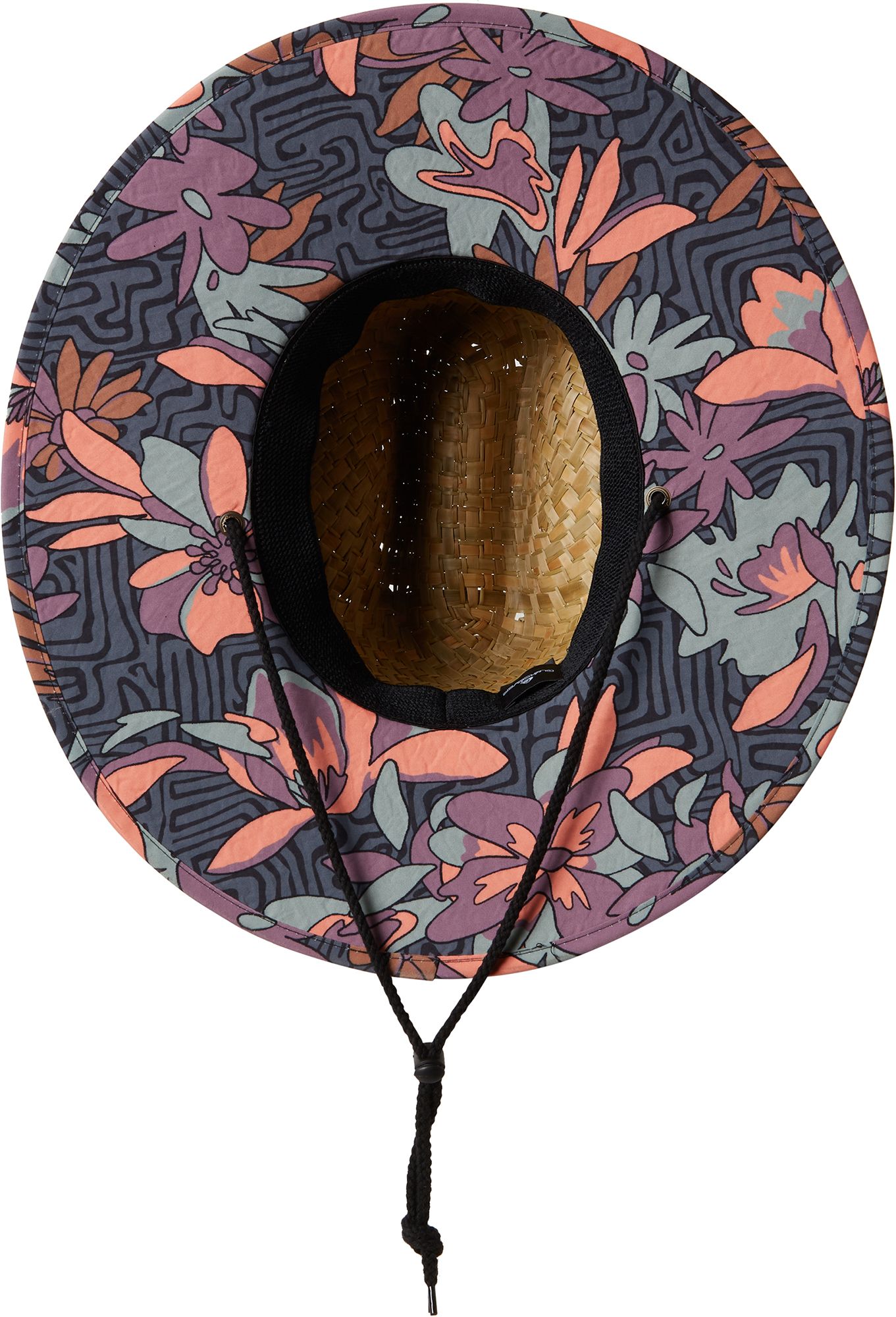 Quiksilver Men's Outsider Straw Lifeguard Hat For Men Thyme 4 Quiksilver Men's Outsider Straw Lifeguard Hat For Men Thyme - Image 2