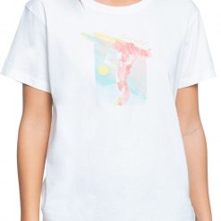 Quiksilver Women's Sweet Evening Short Sleeve Shirt For Women Snow White
