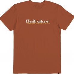 Quiksilver Men's Primary Colors Short Sleeve T-Shirt For Men Cinnamon