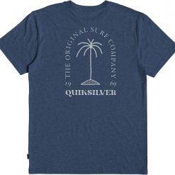 Quiksilver Men's Living Mirage MOD T-Shirt For Men Navy Blazer Heather