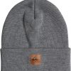 Quiksilver Men's Brigade Beanie For Men Heather Grey