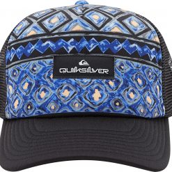 Quiksilver Men's Leash Pull Trucker Hat For Men Iron Gate