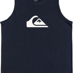 Quiksilver Men's Comp Logo Tank Top For Men Navy Blazer