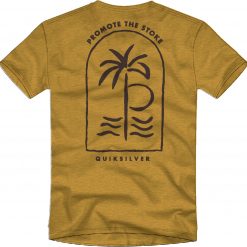 Quiksilver Men's Heat Waves Mod T-Shirt For Men Charcoal Heather