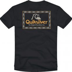 Quiksilver Men's Tribal Fuzz Framed MT0 T-Shirt For Men Black