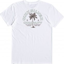 Quiksilver Men's Shining Hour Mod Short Sleeve T-Shirt For Men White