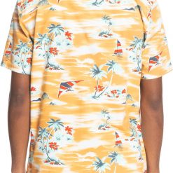 Quiksilver Men's Island Hopper Men's Short Sleeve Shirt For Men Orange Pop -Quiksilver sale2022 unnamed file 264