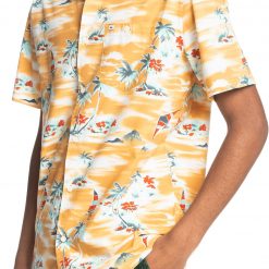 Quiksilver Men's Island Hopper Men's Short Sleeve Shirt For Men Orange Pop -Quiksilver sale2022 unnamed file 265
