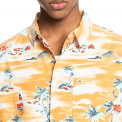 Quiksilver Men's Island Hopper Men's Short Sleeve Shirt For Men Orange Pop -Quiksilver sale2022 unnamed file 266