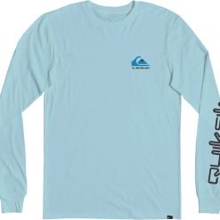 Quiksilver Men's Omni Logo Long Sleeve T-Shirt For Men Black