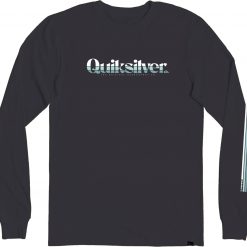 Quiksilver Men's Primary Colors Long Sleeve T-Shirt For Men Iron Gate
