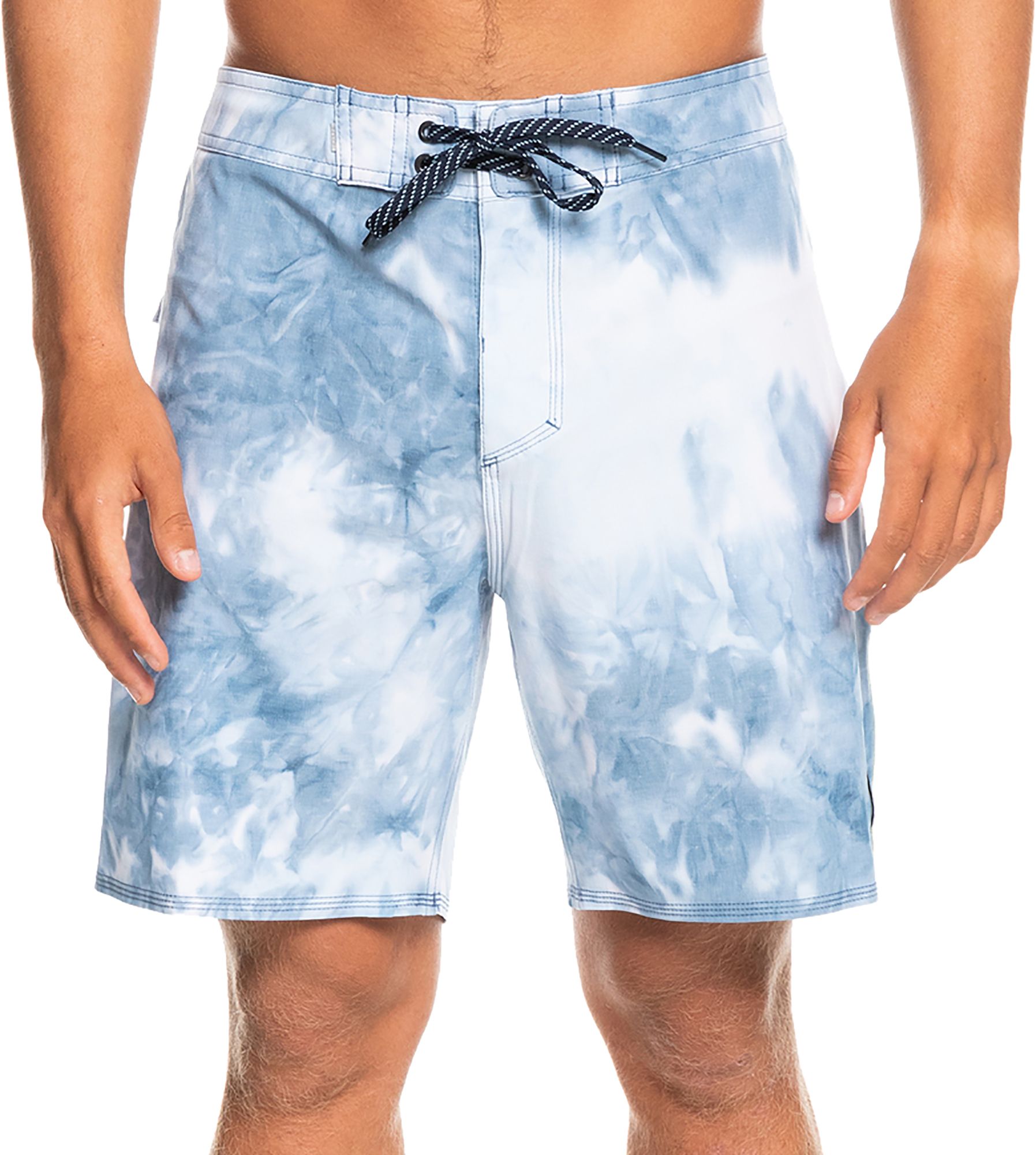 Quiksilver Men's SurfSilk Piped 18" Board Shorts For Men Seaport 3 Quiksilver Men's SurfSilk Piped 18" Board Shorts For Men Seaport