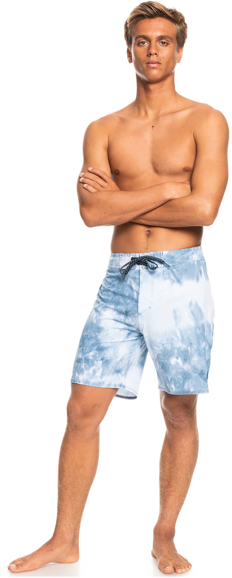 Quiksilver Men's SurfSilk Piped 18" Board Shorts For Men Seaport 4 Quiksilver Men's SurfSilk Piped 18" Board Shorts For Men Seaport - Image 2