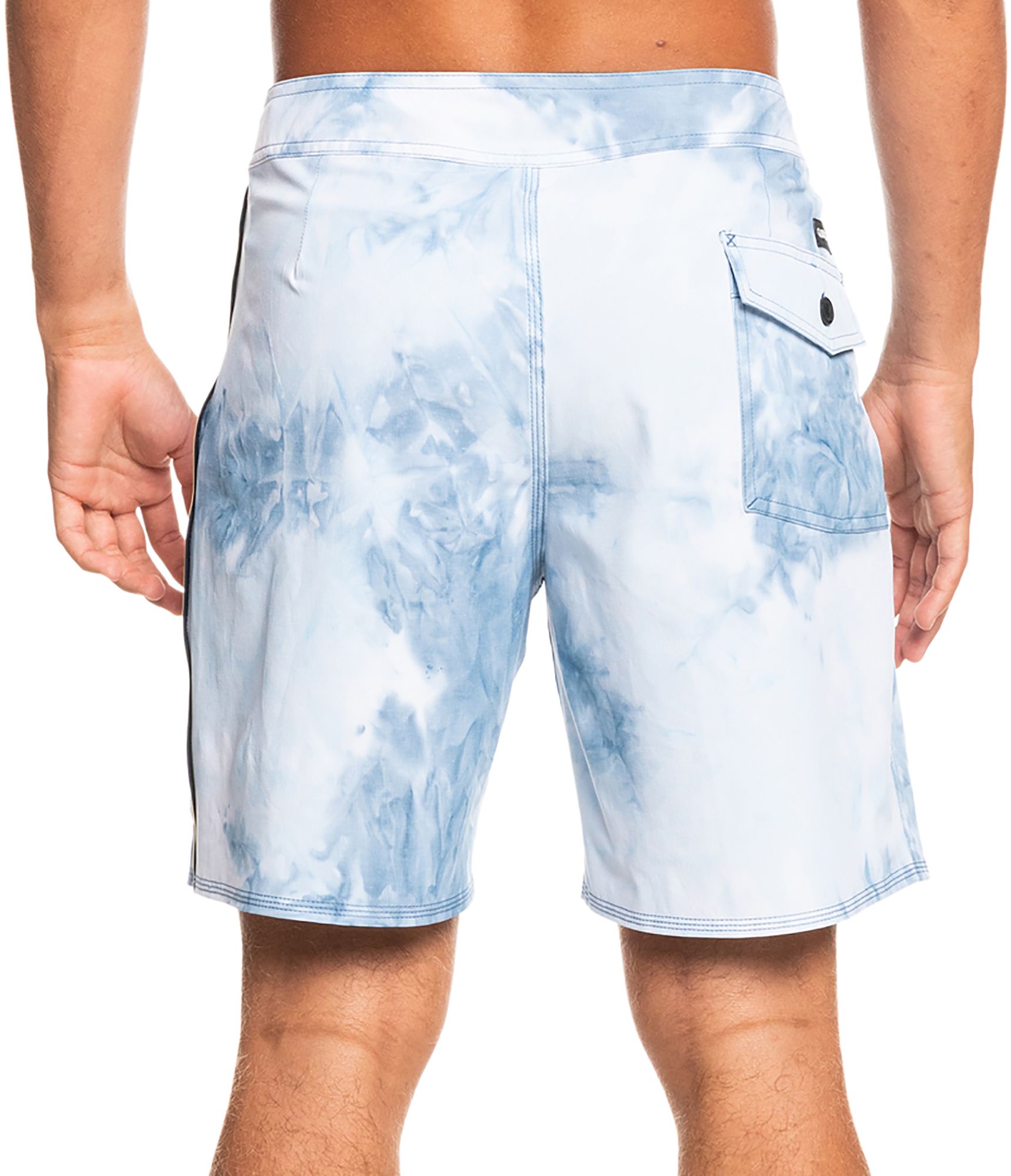 Quiksilver Men's SurfSilk Piped 18" Board Shorts For Men Seaport 5 Quiksilver Men's SurfSilk Piped 18" Board Shorts For Men Seaport - Image 3