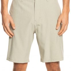 Quiksilver Men's Union Heather Amphibian Board Shorts For Men Desert Sage