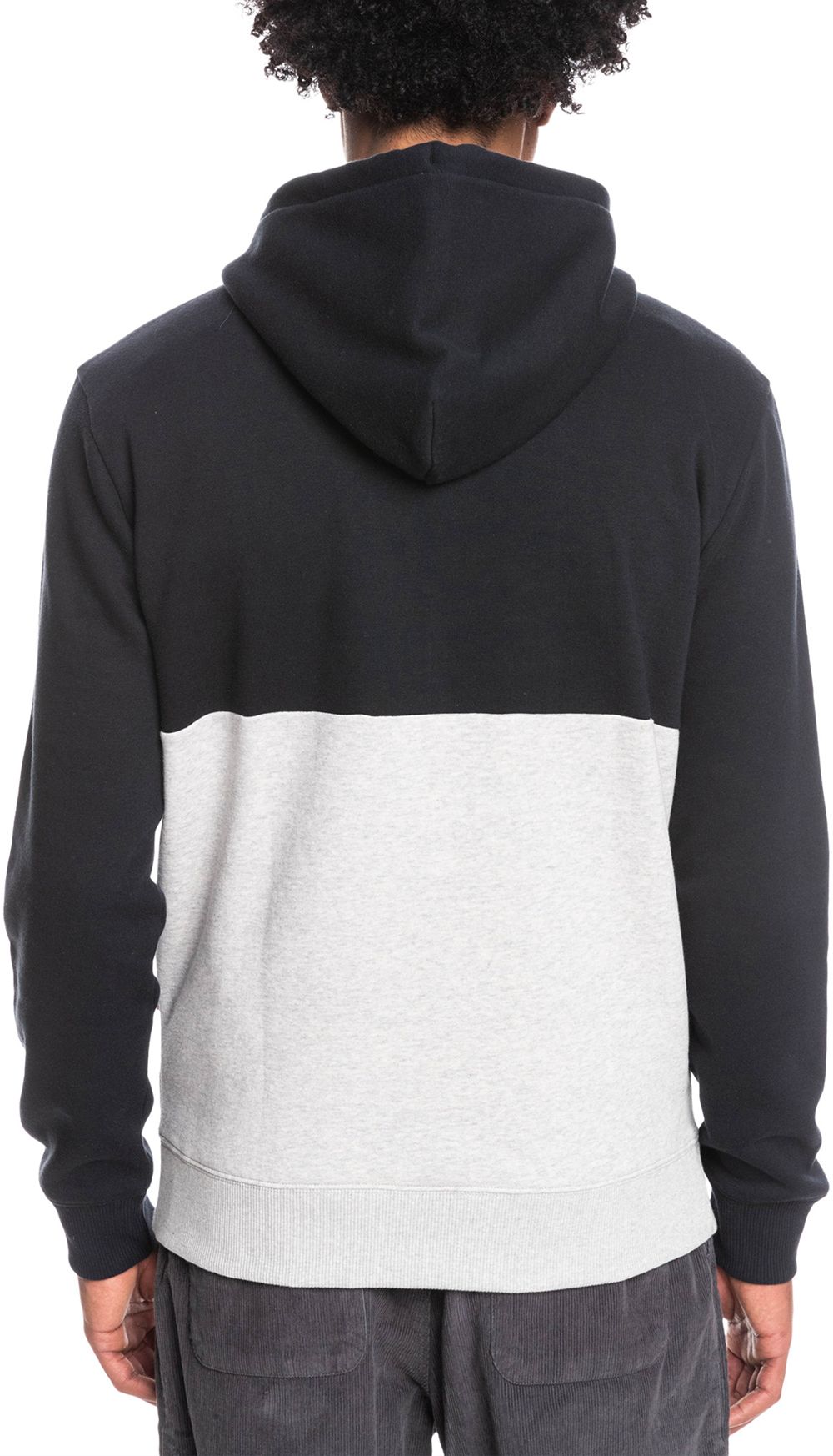 Quiksilver Men's Emboss Fleece Hoodie For Men Black 4 Quiksilver Men's Emboss Fleece Hoodie For Men Black - Image 3