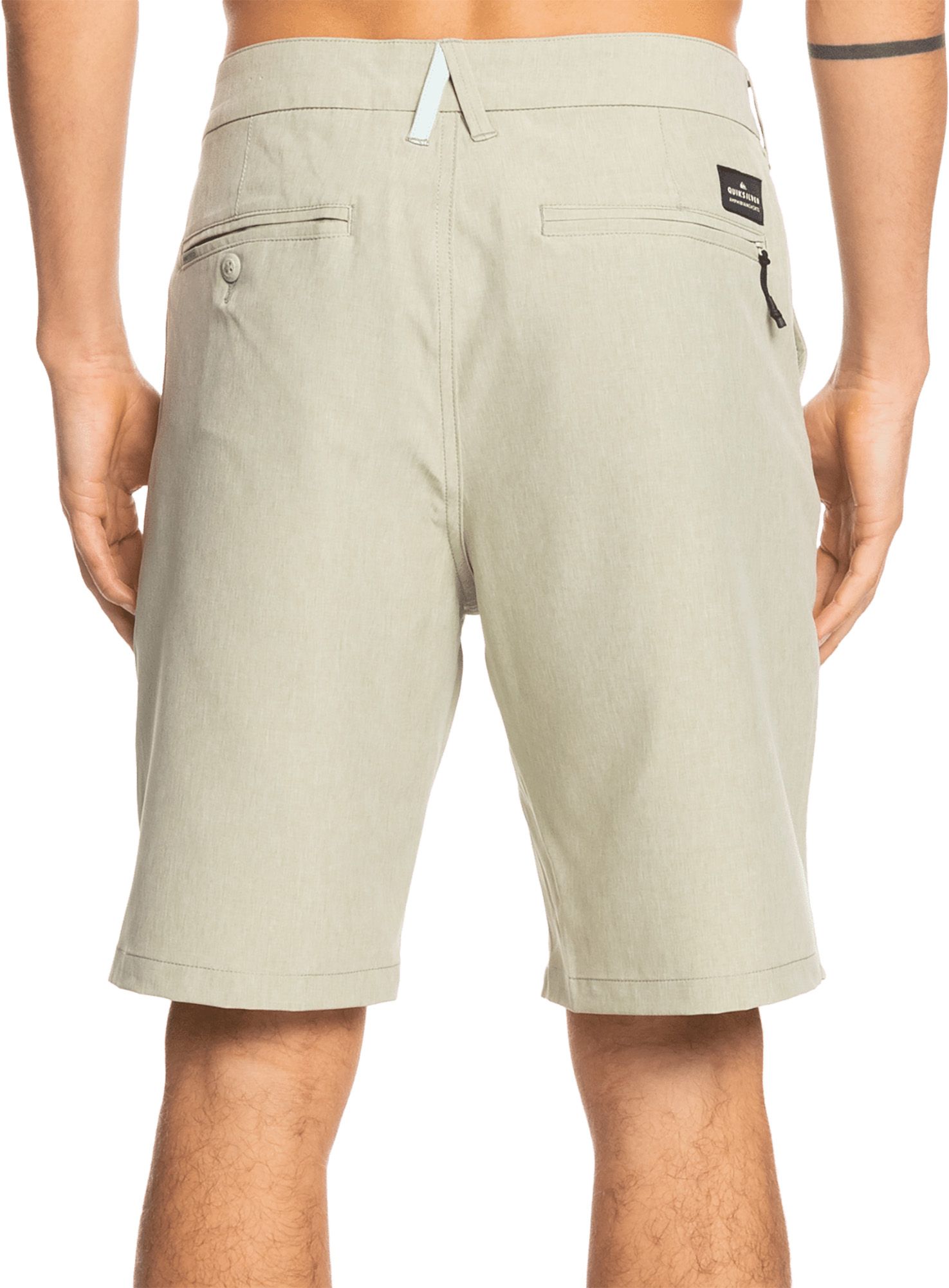 Quiksilver Men's Union Heather Amphibian Board Shorts For Men Desert Sage 4 Quiksilver Men's Union Heather Amphibian Board Shorts For Men Desert Sage - Image 2