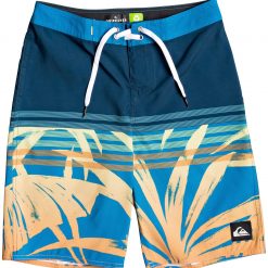 Quiksilver Boys' Everyday Tropics 18" Board Shorts For Boys' Majolica Blue
