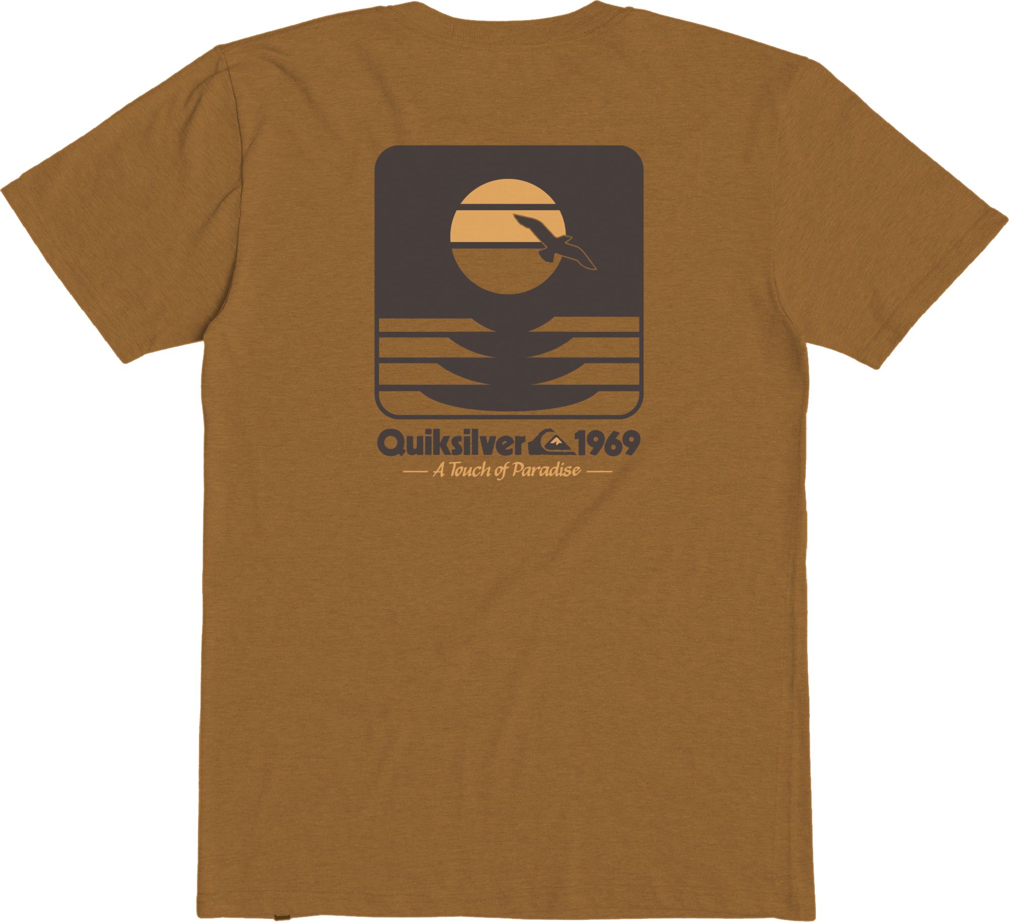 Quiksilver Men's Sunset Now Mod Short Sleeve T-Shirt For Men Adobe Heather 3 Quiksilver Men's Sunset Now Mod Short Sleeve T-Shirt For Men Adobe Heather