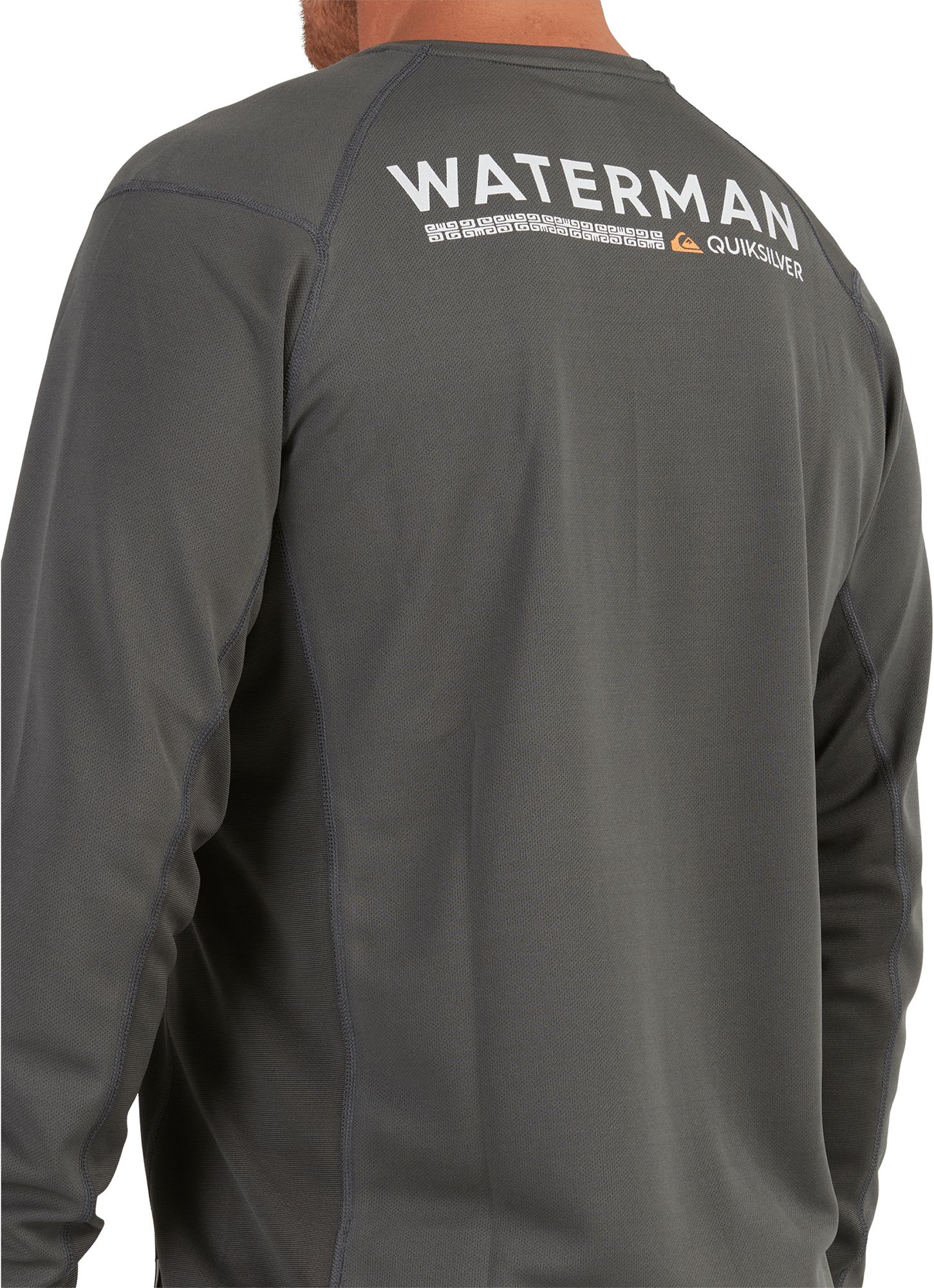 Quiksilver Men's Bamboo Check Long Sleeve T-shirt For Men Dark Shadow 7 Quiksilver Men's Bamboo Check Long Sleeve T-shirt For Men Dark Shadow - Image 5