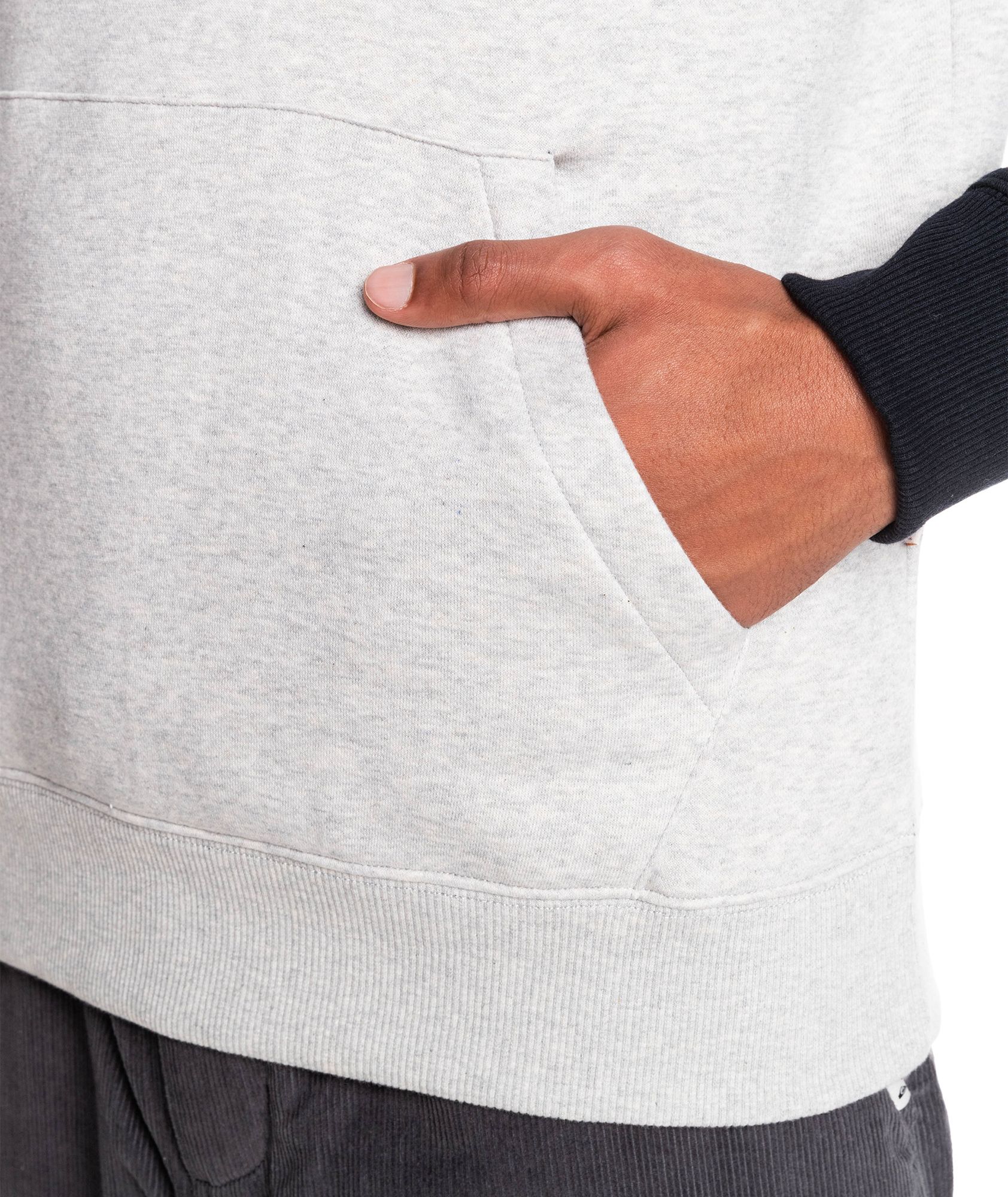 Quiksilver Men's Emboss Fleece Hoodie For Men Black 7 Quiksilver Men's Emboss Fleece Hoodie For Men Black - Image 6