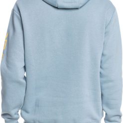 Quiksilver Men's Omni Logo Fleece Pullover Hoodie For Men Ashley Blue -Quiksilver sale2022 unnamed file 370