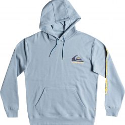 Quiksilver Men's Omni Logo Fleece Pullover Hoodie For Men Ashley Blue -Quiksilver sale2022 unnamed file 373