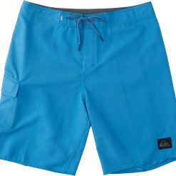 Quiksilver Men's D Hila Solid 20" Board Shorts For Men Vallarta Blue