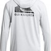 Quiksilver Men's Dredge Hooded Long Sleeve Surf T-Shirt For Men Sleet Heather -Quiksilver sale2022 unnamed file 407
