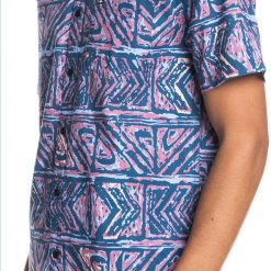 Quiksilver Men's Heritageo Woven T-Shirt For Men Dusty Orchid Heritageo -Quiksilver sale2022 unnamed file 41