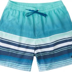 Quiksilver Men's Swell Vision 17" Volley Swim Trunks For Men Black