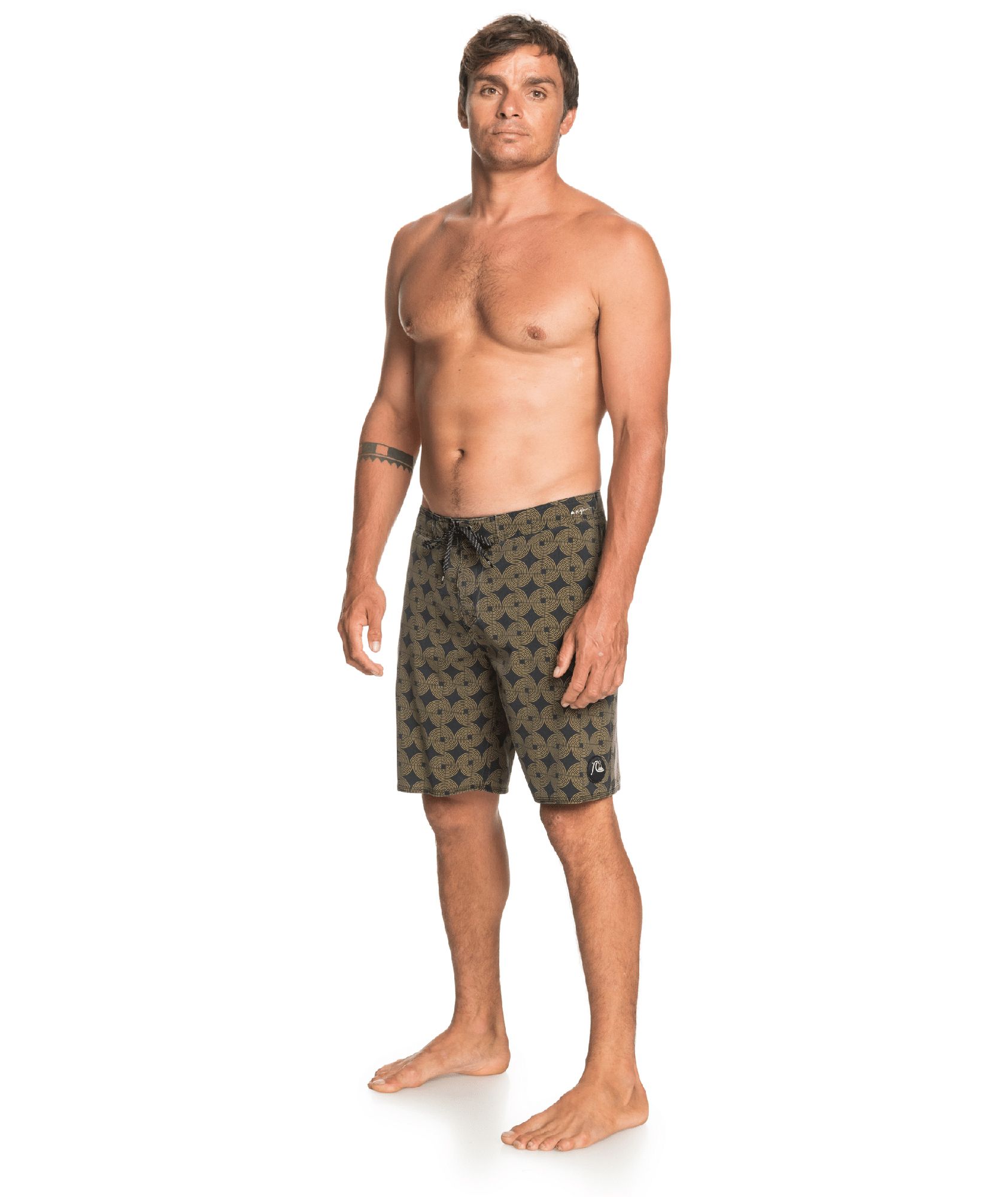 Quiksilver Men's Highline Threads & Fins 19" Board Shorts For Men Dull Gold 4 Quiksilver Men's Highline Threads & Fins 19" Board Shorts For Men Dull Gold - Image 2