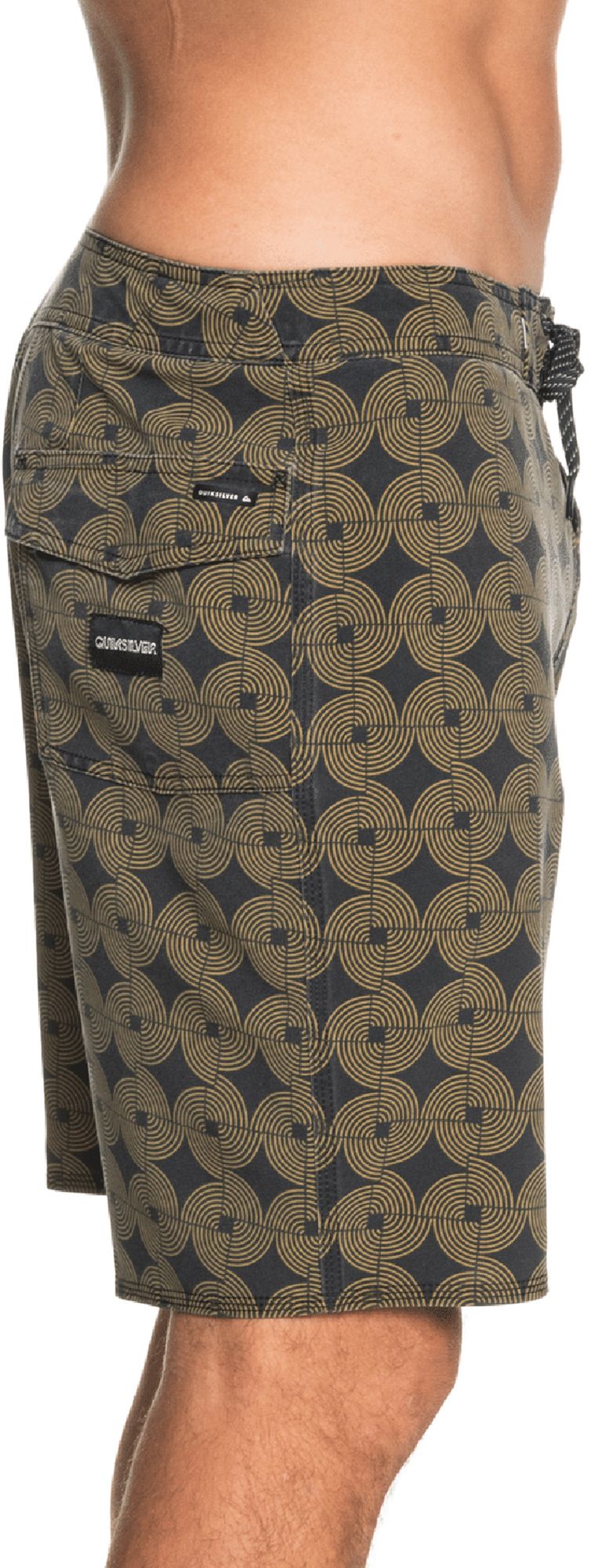 Quiksilver Men's Highline Threads & Fins 19" Board Shorts For Men Dull Gold 6 Quiksilver Men's Highline Threads & Fins 19" Board Shorts For Men Dull Gold - Image 4