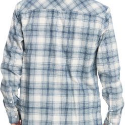 Quiksilver Men's Ganaway Stretch Flannel Long Sleeve Shirt For Men Insignia Blue Ganaway -Quiksilver sale2022 unnamed file 457