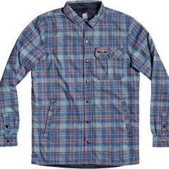 Quiksilver Men's Wildcard Flannel Shirt For Men Pureed Pumpkin
