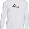 Quiksilver Men's Solid Streak Long Sleeve Rash Guard For Men Black -Quiksilver sale2022 unnamed file 465