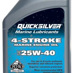 Quiksilver Mercury Quicksilver 4-Cycle 25W-40 Engine Oil – Quart For Unisex