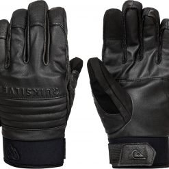 Quiksilver Men's Travis Rice Natural GORE-TEX Snowboard/Ski Gloves For Men True Black
