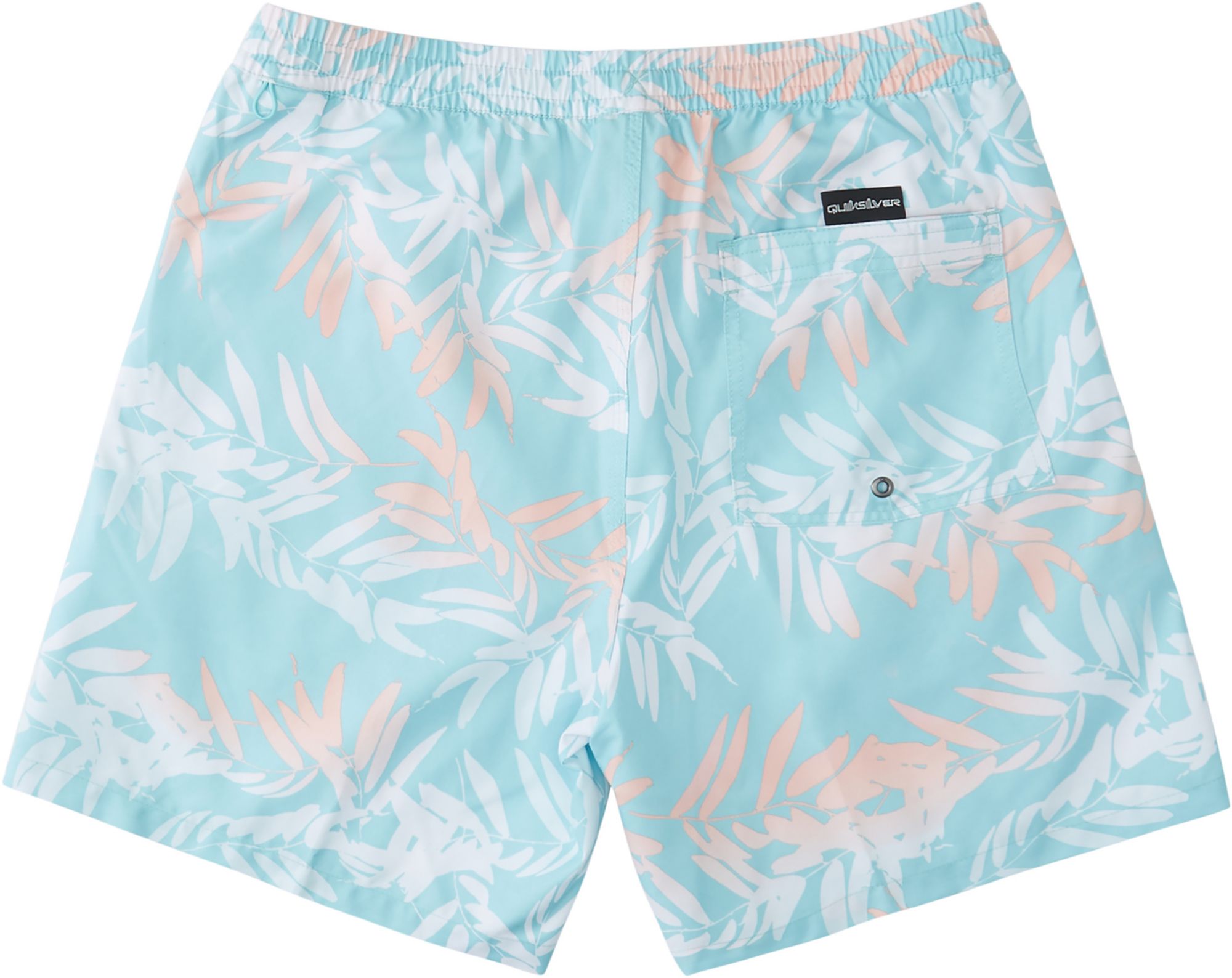 Quiksilver Men's D Floral Fade 17" Volley Swim Trunks For Men Carmine Rose 4 Quiksilver Men's D Floral Fade 17" Volley Swim Trunks For Men Carmine Rose - Image 2