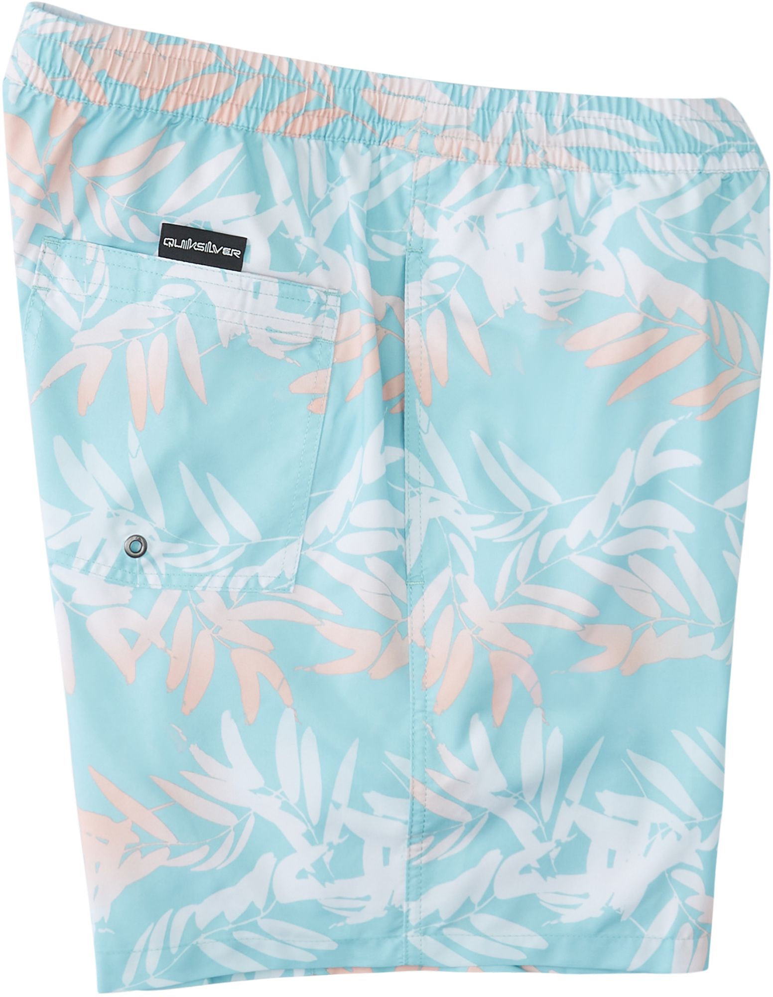 Quiksilver Men's D Floral Fade 17" Volley Swim Trunks For Men Carmine Rose 5 Quiksilver Men's D Floral Fade 17" Volley Swim Trunks For Men Carmine Rose - Image 3