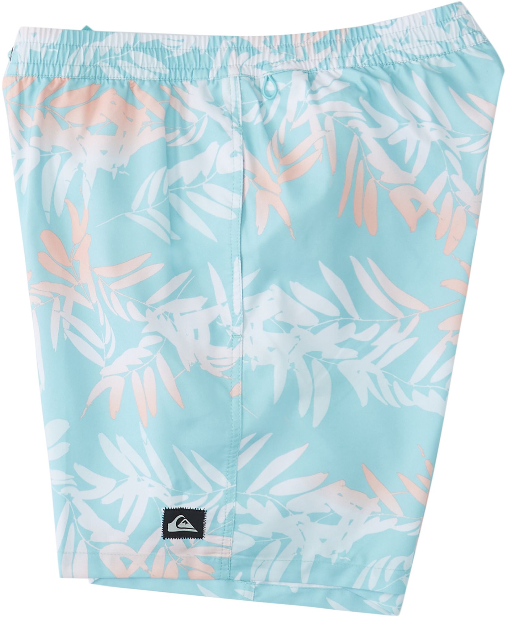 Quiksilver Men's D Floral Fade 17" Volley Swim Trunks For Men Carmine Rose 6 Quiksilver Men's D Floral Fade 17" Volley Swim Trunks For Men Carmine Rose - Image 4