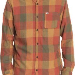 Quiksilver Men's Motherfly Flannel For Men Henna