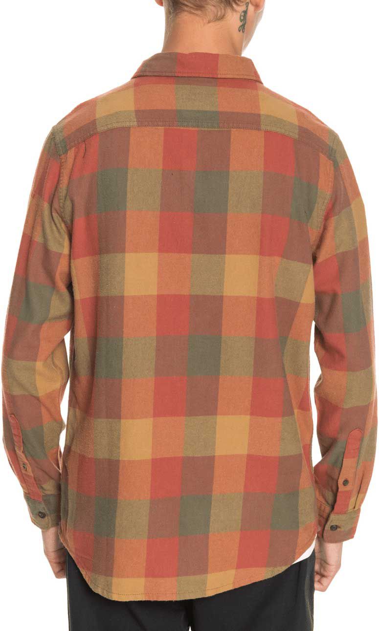 Quiksilver Men's Motherfly Flannel For Men Henna 5 Quiksilver Men's Motherfly Flannel For Men Henna - Image 3
