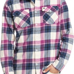 Quiksilver Men's Draymen Stretch Flannel For Men Mellow Mauve Draymen