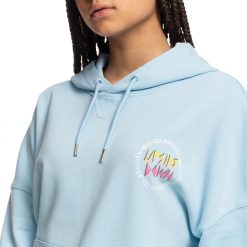 Quiksilver X Stranger Things Women's Lenora Hoodie For Women Airy Blue -Quiksilver sale2022 unnamed file 596