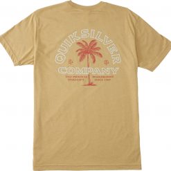 Quiksilver Men's Shining Hour T-Shirt For Men Prairie Sand Heather