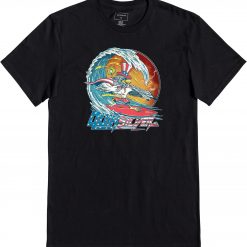Quiksilver Men's Freedom Flyer T-Shirt For Men Black