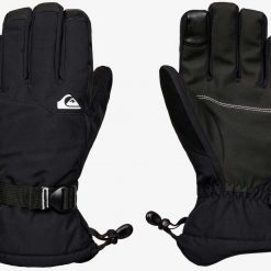 Quiksilver Men's Mission Snowboard/Ski Gloves For Men True Black