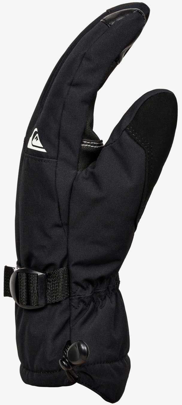 Quiksilver Men's Mission Snowboard/Ski Gloves For Men True Black 4 Quiksilver Men's Mission Snowboard/Ski Gloves For Men True Black - Image 2
